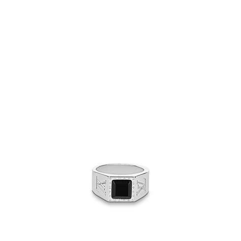 LV Onyx Signet Ring 